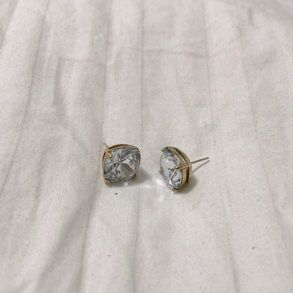 Kate Spade Stud Rhinestone Earrings